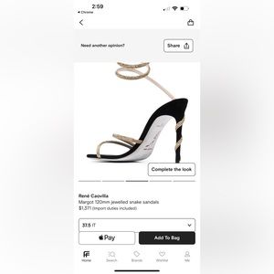 rene caviolla size 37